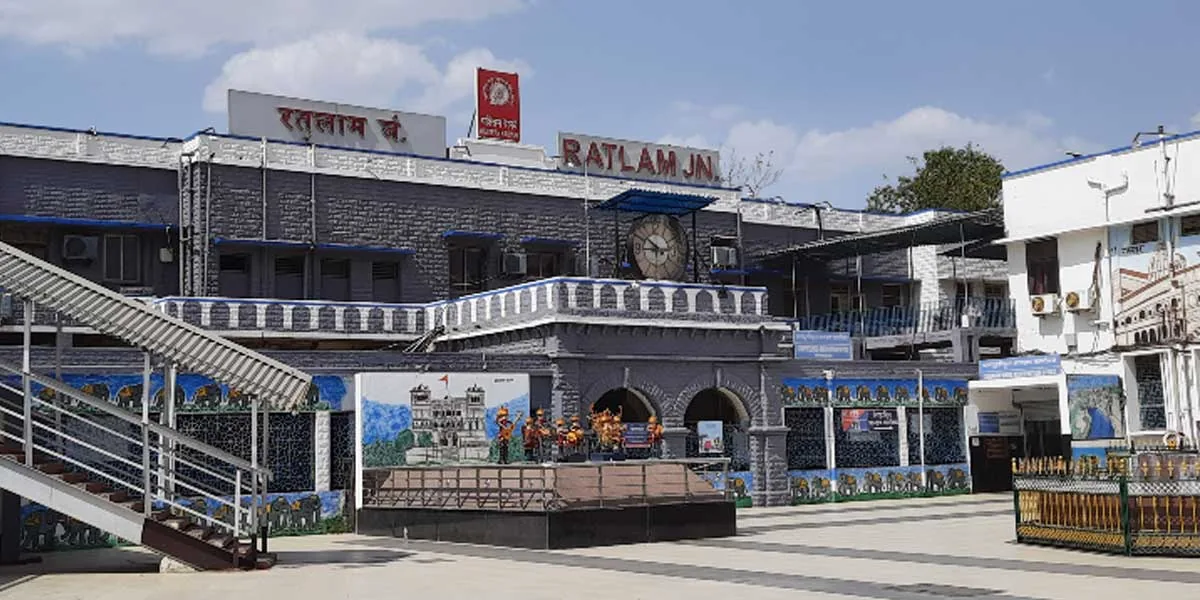 Ratlam Junction railway station in Ratlam, Madhya Pradesh